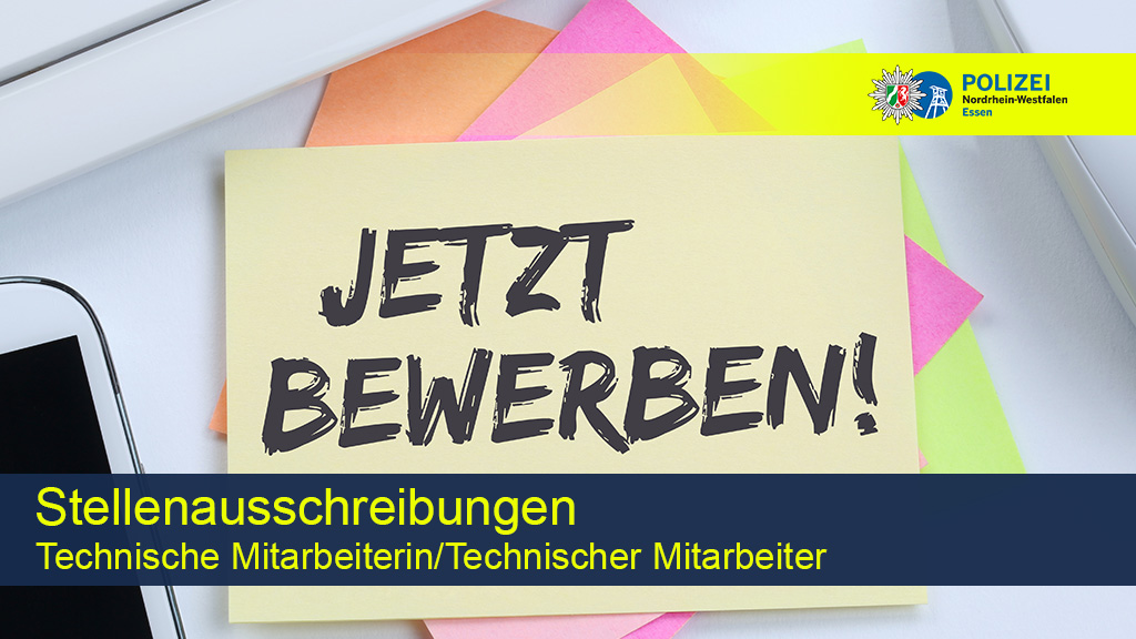 Technische Mitarbeiterin/Technischer Mitarbeiter 