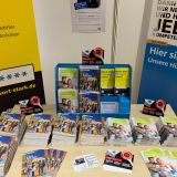 Bild Präventionsstand im Impfzentrum