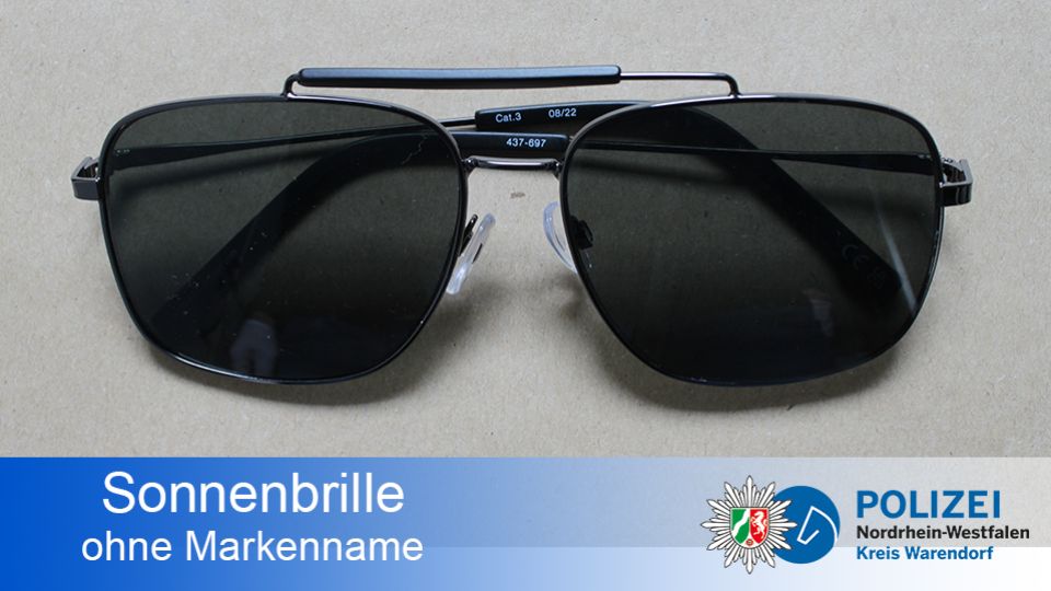 Sonnenbrille ohne Markenname