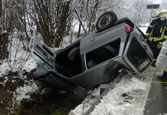 Bild von der Unfallstelle
