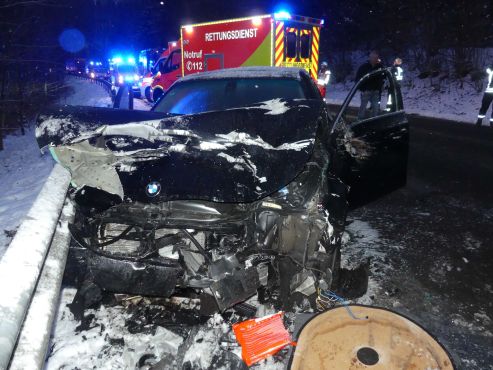 Bild von der Unfallstelle