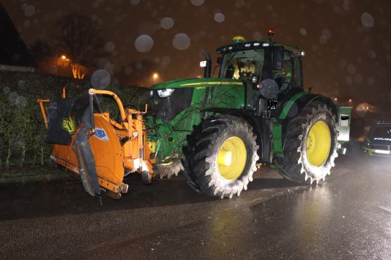 Der Traktor, mit dem der 23-Jährige unterwegs war