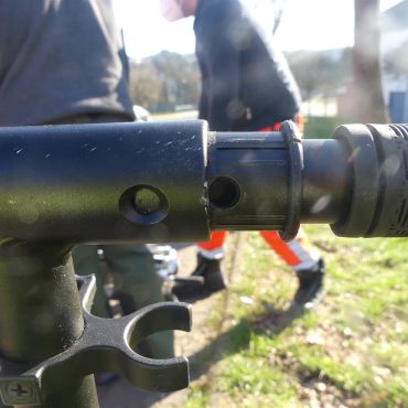 defekte Arretierung am Lenker des Tretrollers