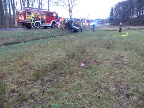 Bild von der Unfallstelle