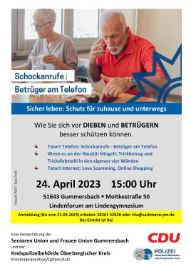 Plakat Veranstaltung