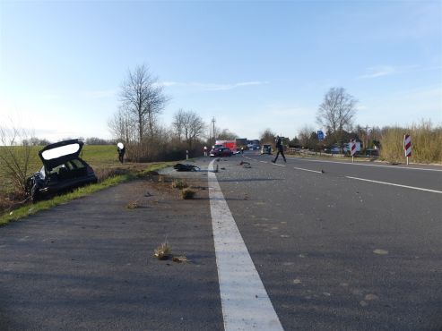 Verkehrsunfall auf der B506