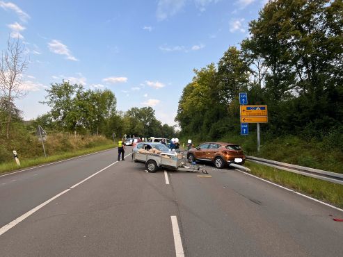 Verkehrsunfall Höhe Ortschaft Forst