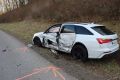 beschädigter Audi