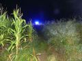 Im Maisfeld landete der Motorradfahrer