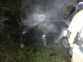 Auto geht in Flammen auf